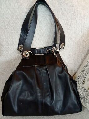 Diesel Black Leather Hobo Bag❤️